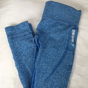 XS blueberry mark gymshark seamless leggings